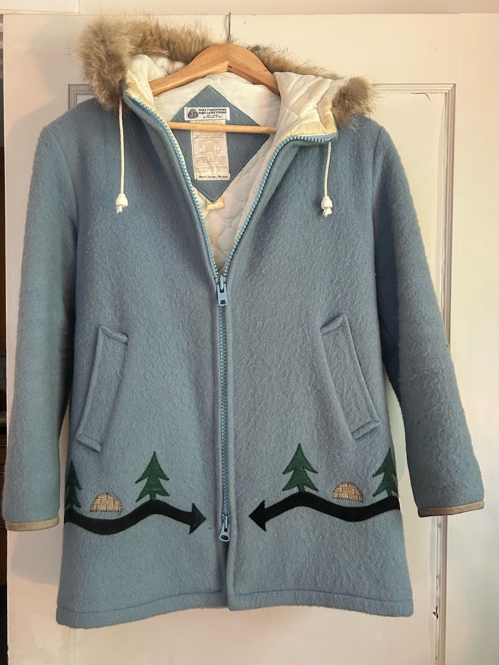 Vintage Hudson’s Bay wool parka (1970s)